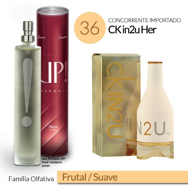 Calvin Klein Ck in 2U – Perfume Feminino Importado – UP 36