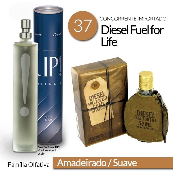 Diesel Fuel for Life – Perfume Masculino Importado – UP 37